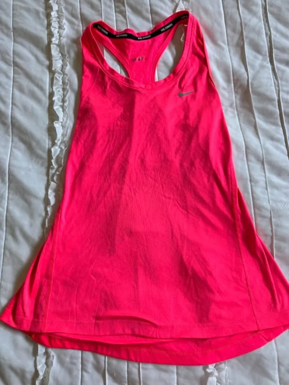 Nike Womens Size Small Hot Pink Dri-FIT Racerback Tank Top